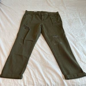 Gap Girlfriend Cropped Ankle Jeans